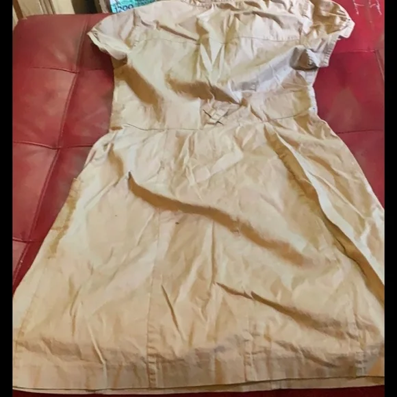 Tan button up dress - Picture 6 of 6
